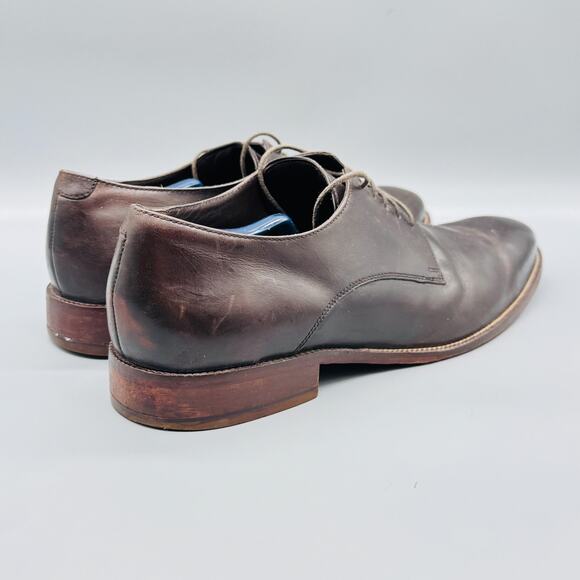 Cole Haan Shoes Mens 13 Brown Leather Derby Oxford Lace Up Dress Classic Office main image 5